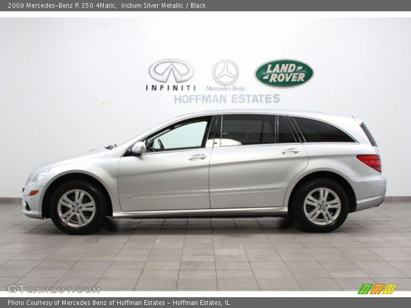 Iridium Silver Metallic / Black 2009 Mercedes-Benz R 350 4Matic