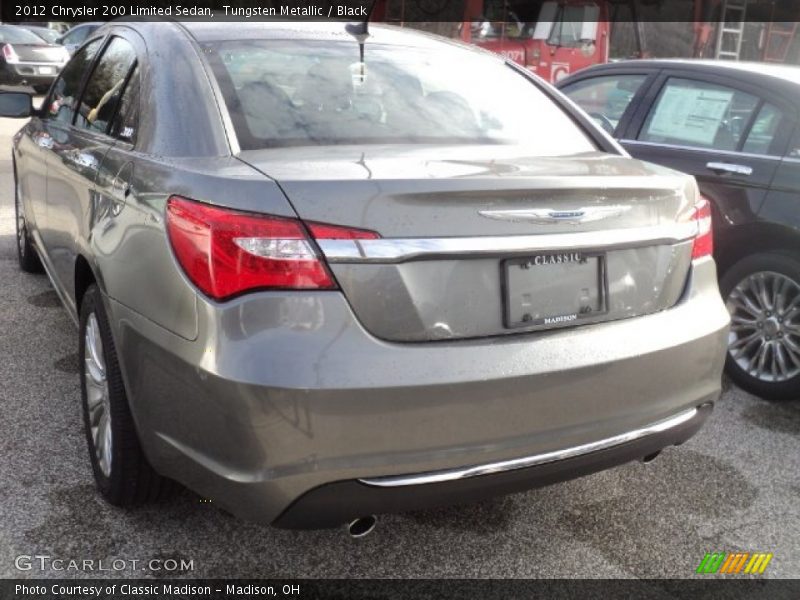 Tungsten Metallic / Black 2012 Chrysler 200 Limited Sedan