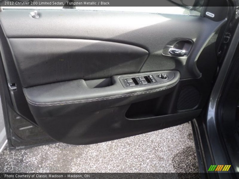 Tungsten Metallic / Black 2012 Chrysler 200 Limited Sedan