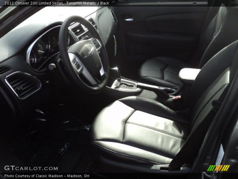 Tungsten Metallic / Black 2012 Chrysler 200 Limited Sedan