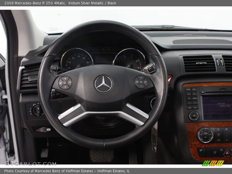 Iridium Silver Metallic / Black 2009 Mercedes-Benz R 350 4Matic