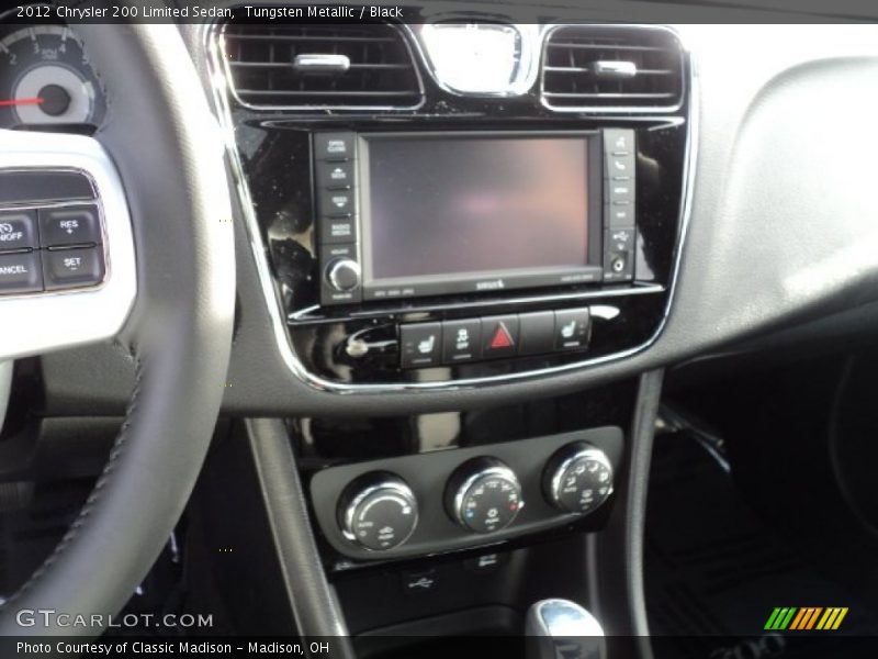 Tungsten Metallic / Black 2012 Chrysler 200 Limited Sedan