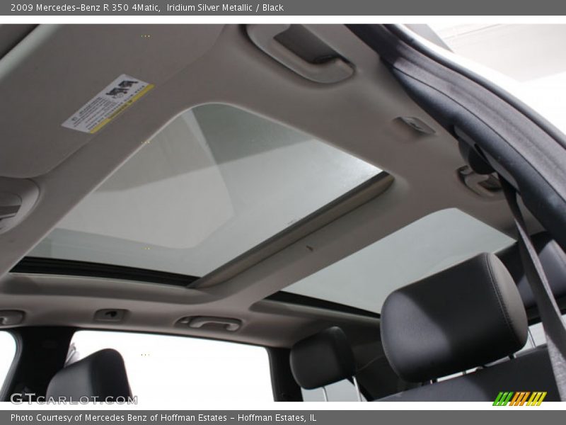 Iridium Silver Metallic / Black 2009 Mercedes-Benz R 350 4Matic