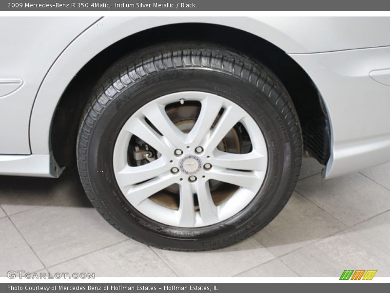 Iridium Silver Metallic / Black 2009 Mercedes-Benz R 350 4Matic