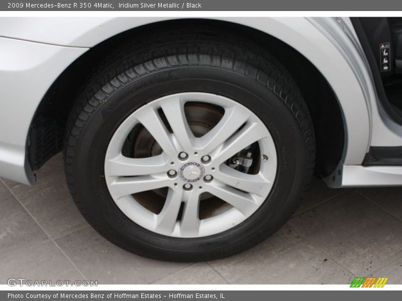 Iridium Silver Metallic / Black 2009 Mercedes-Benz R 350 4Matic