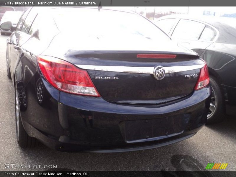 Midnight Blue Metallic / Cashmere 2012 Buick Regal