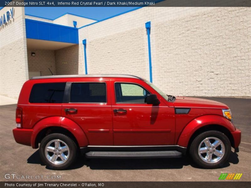 Inferno Red Crystal Pearl / Dark Khaki/Medium Khaki 2007 Dodge Nitro SLT 4x4