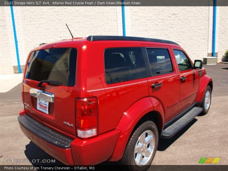Inferno Red Crystal Pearl / Dark Khaki/Medium Khaki 2007 Dodge Nitro SLT 4x4