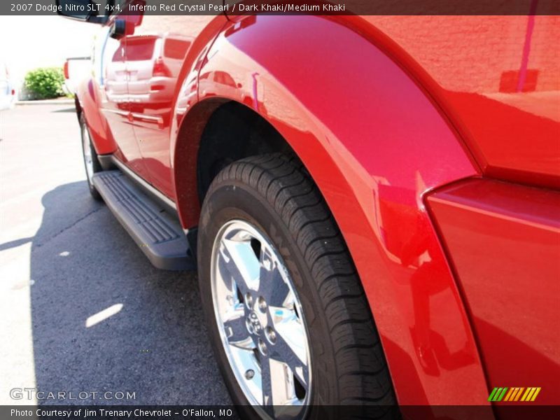 Inferno Red Crystal Pearl / Dark Khaki/Medium Khaki 2007 Dodge Nitro SLT 4x4