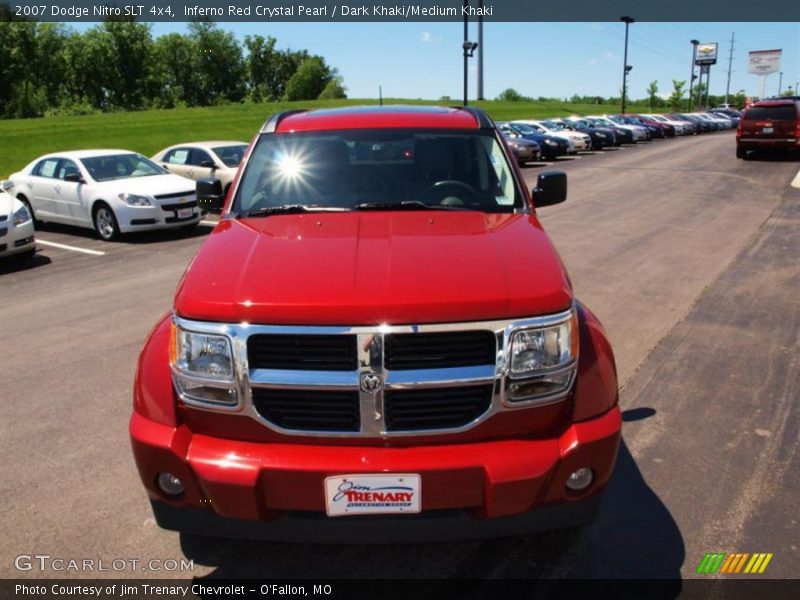 Inferno Red Crystal Pearl / Dark Khaki/Medium Khaki 2007 Dodge Nitro SLT 4x4