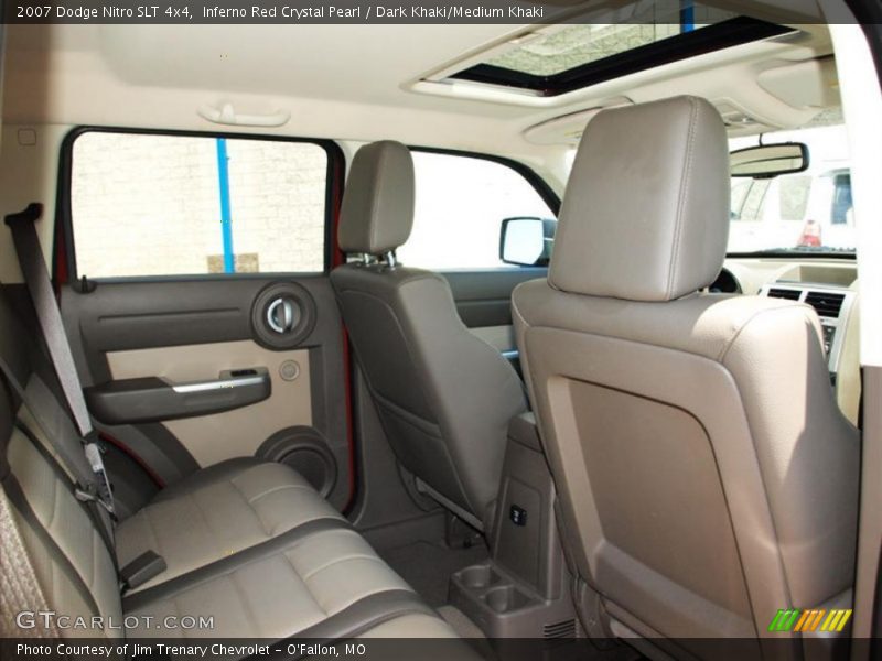 Inferno Red Crystal Pearl / Dark Khaki/Medium Khaki 2007 Dodge Nitro SLT 4x4