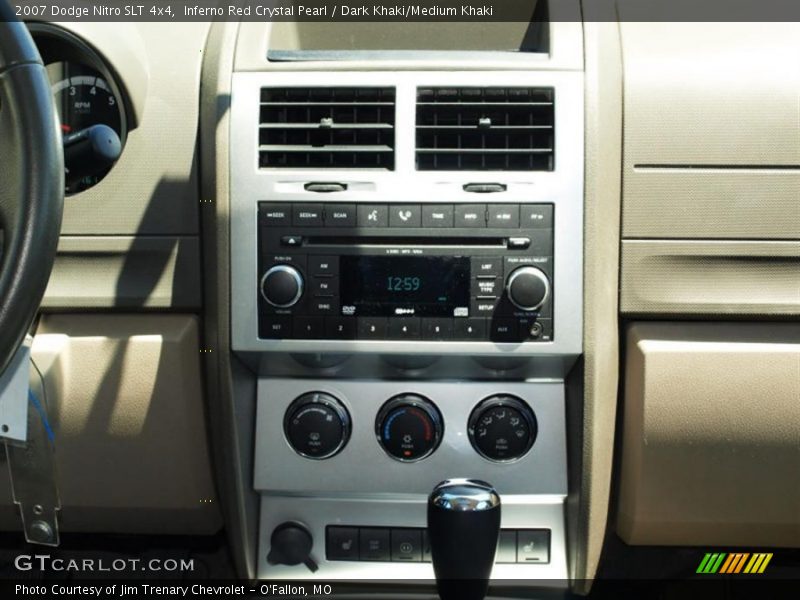 Inferno Red Crystal Pearl / Dark Khaki/Medium Khaki 2007 Dodge Nitro SLT 4x4