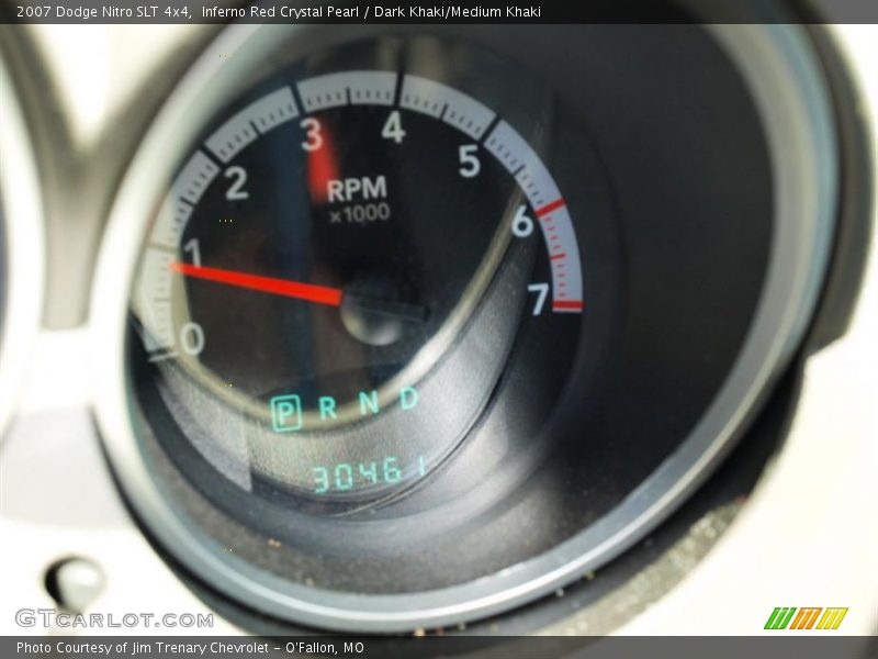 Inferno Red Crystal Pearl / Dark Khaki/Medium Khaki 2007 Dodge Nitro SLT 4x4
