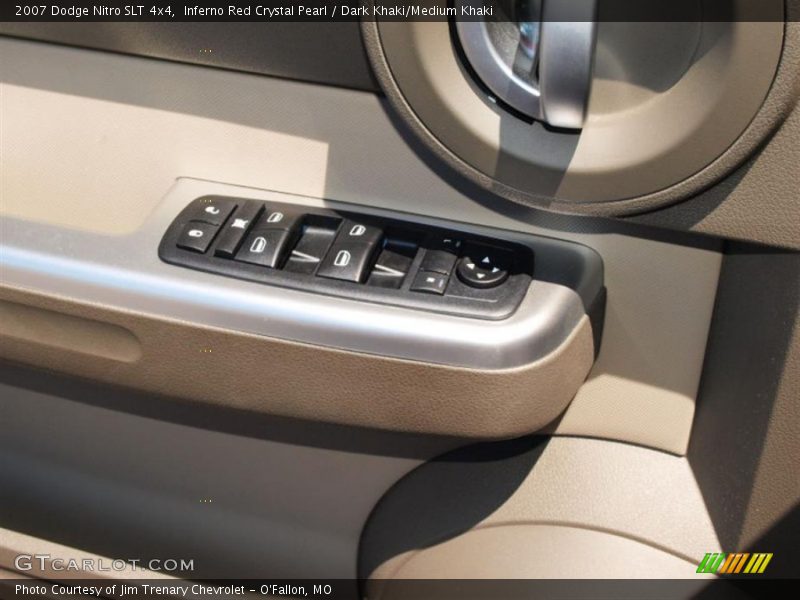 Inferno Red Crystal Pearl / Dark Khaki/Medium Khaki 2007 Dodge Nitro SLT 4x4