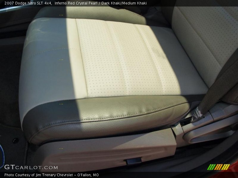 Inferno Red Crystal Pearl / Dark Khaki/Medium Khaki 2007 Dodge Nitro SLT 4x4