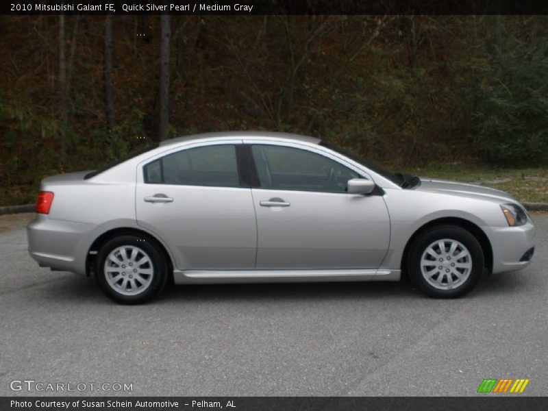 Quick Silver Pearl / Medium Gray 2010 Mitsubishi Galant FE