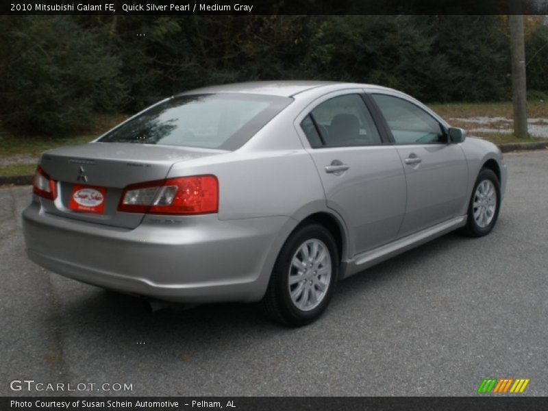 Quick Silver Pearl / Medium Gray 2010 Mitsubishi Galant FE