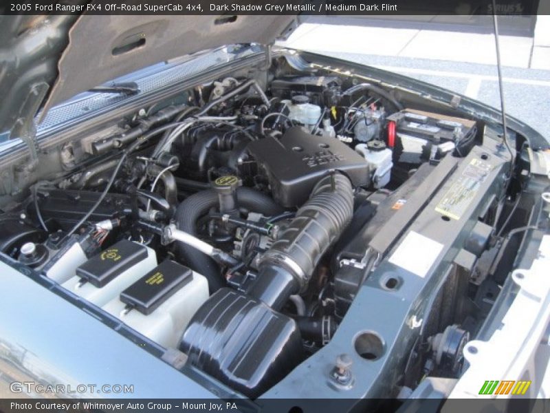 Dark Shadow Grey Metallic / Medium Dark Flint 2005 Ford Ranger FX4 Off-Road SuperCab 4x4