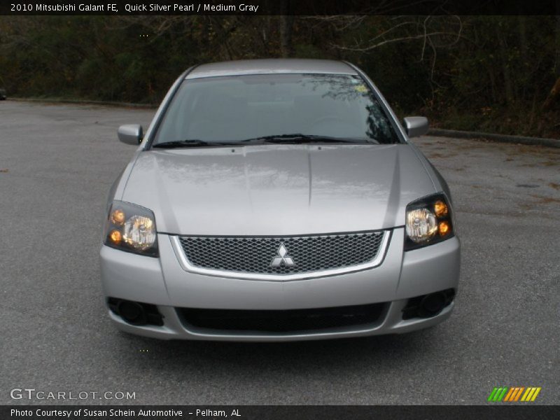 Quick Silver Pearl / Medium Gray 2010 Mitsubishi Galant FE