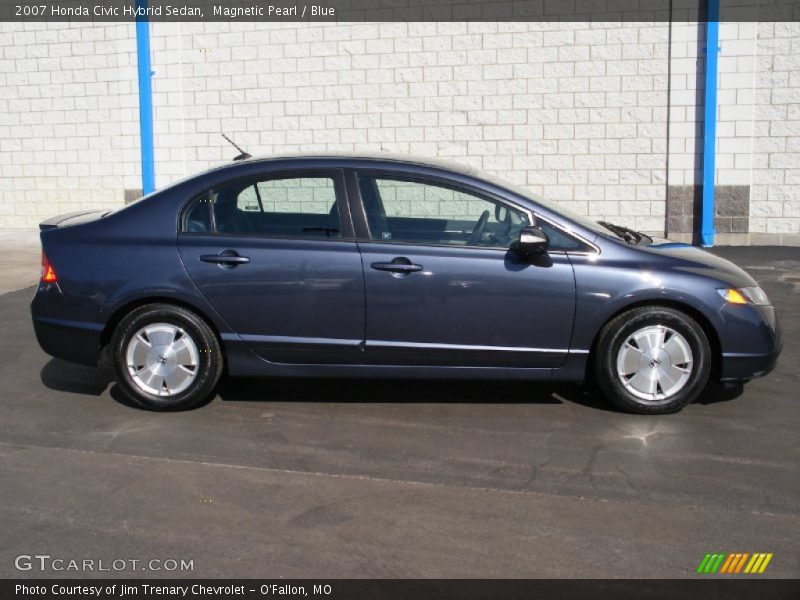 Magnetic Pearl / Blue 2007 Honda Civic Hybrid Sedan