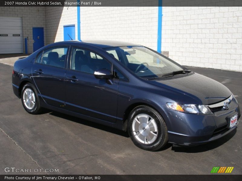 Magnetic Pearl / Blue 2007 Honda Civic Hybrid Sedan