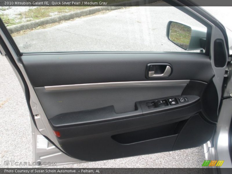 Quick Silver Pearl / Medium Gray 2010 Mitsubishi Galant FE