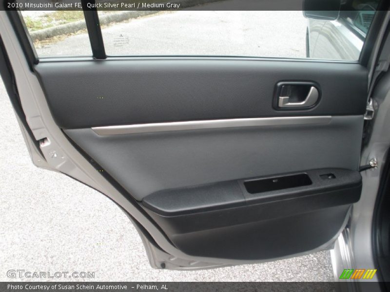 Quick Silver Pearl / Medium Gray 2010 Mitsubishi Galant FE