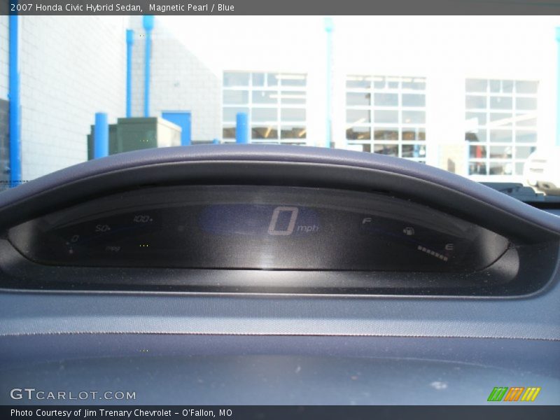 Magnetic Pearl / Blue 2007 Honda Civic Hybrid Sedan