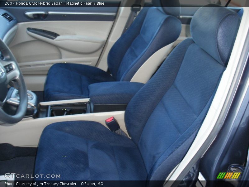 Magnetic Pearl / Blue 2007 Honda Civic Hybrid Sedan