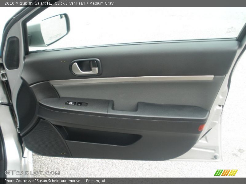 Quick Silver Pearl / Medium Gray 2010 Mitsubishi Galant FE