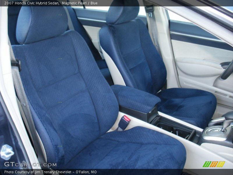 Magnetic Pearl / Blue 2007 Honda Civic Hybrid Sedan
