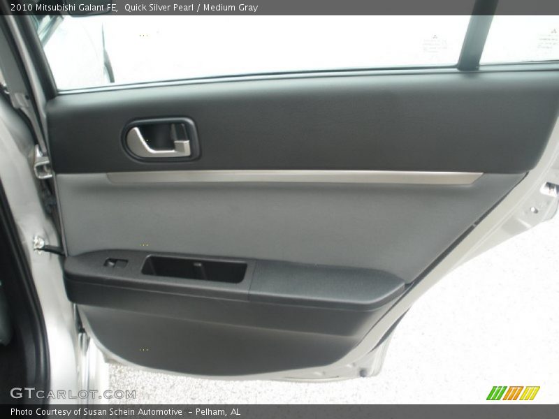 Quick Silver Pearl / Medium Gray 2010 Mitsubishi Galant FE