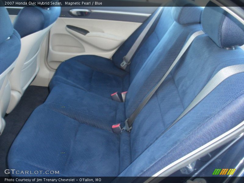 Magnetic Pearl / Blue 2007 Honda Civic Hybrid Sedan