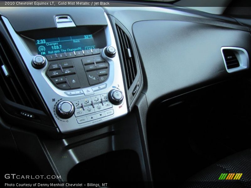 Gold Mist Metallic / Jet Black 2010 Chevrolet Equinox LT
