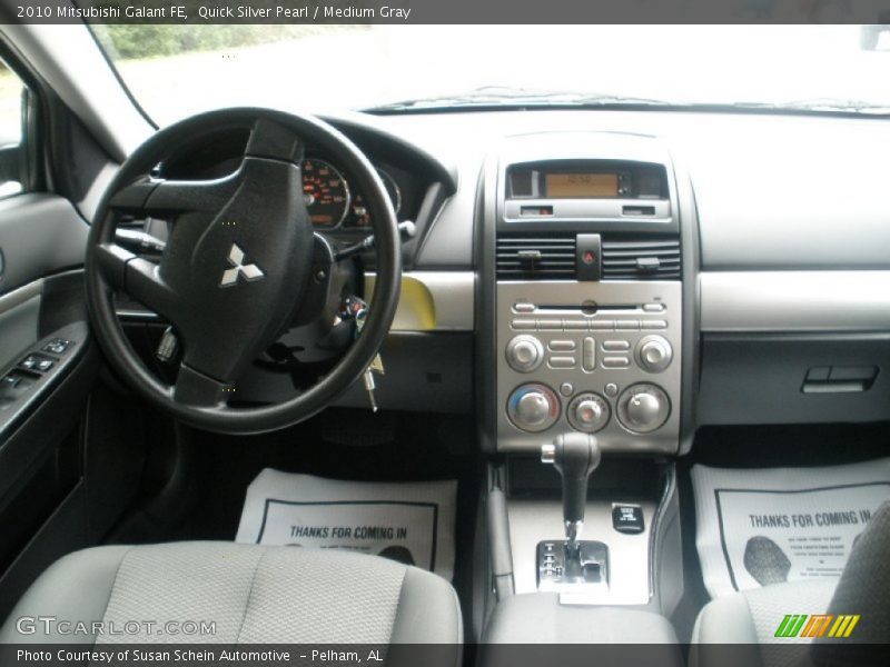 Quick Silver Pearl / Medium Gray 2010 Mitsubishi Galant FE