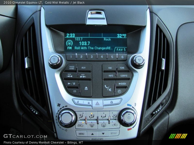Gold Mist Metallic / Jet Black 2010 Chevrolet Equinox LT