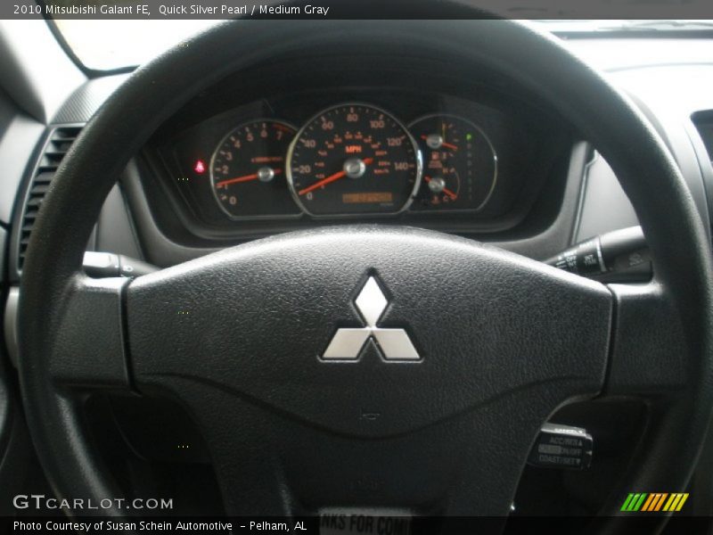 Quick Silver Pearl / Medium Gray 2010 Mitsubishi Galant FE