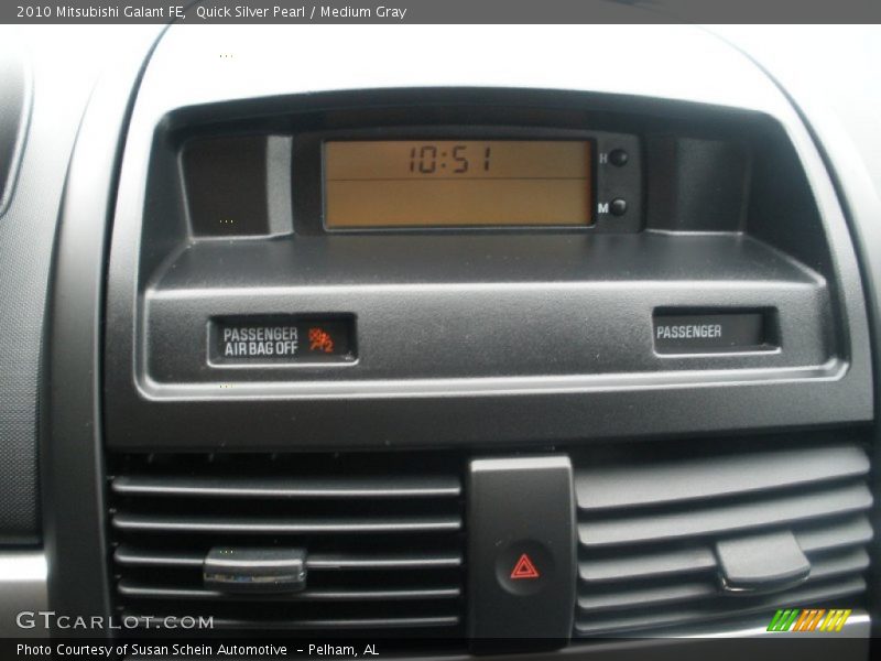 Quick Silver Pearl / Medium Gray 2010 Mitsubishi Galant FE
