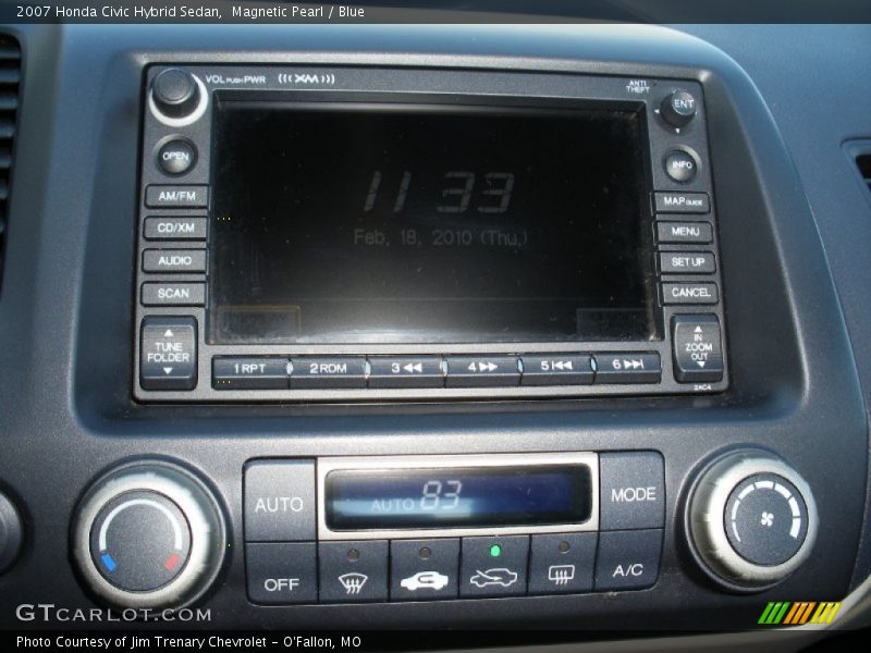Magnetic Pearl / Blue 2007 Honda Civic Hybrid Sedan