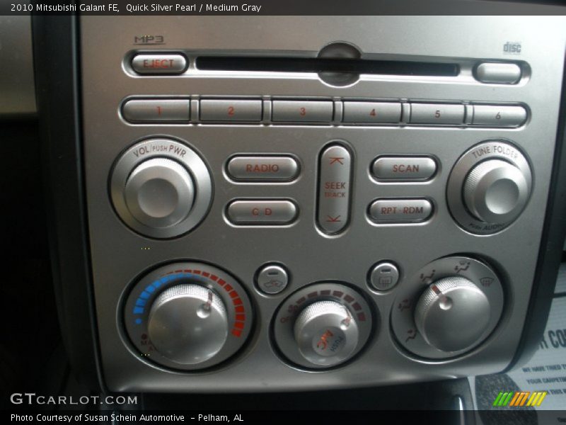 Quick Silver Pearl / Medium Gray 2010 Mitsubishi Galant FE