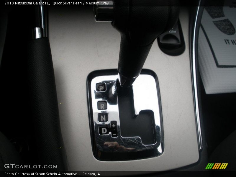 Quick Silver Pearl / Medium Gray 2010 Mitsubishi Galant FE