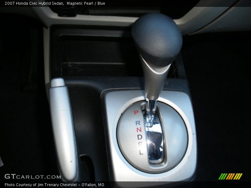 Magnetic Pearl / Blue 2007 Honda Civic Hybrid Sedan