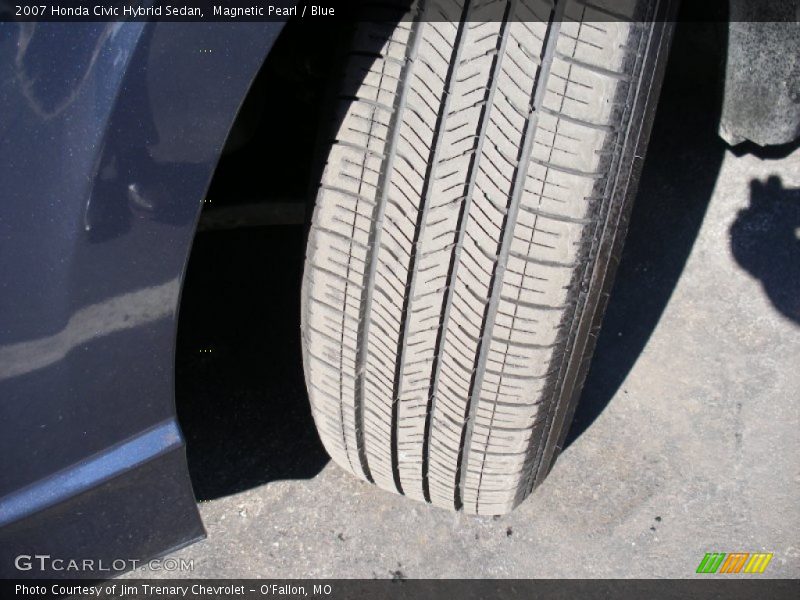 Magnetic Pearl / Blue 2007 Honda Civic Hybrid Sedan