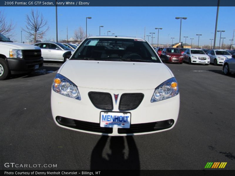 Ivory White / Ebony 2006 Pontiac G6 GTP Sedan