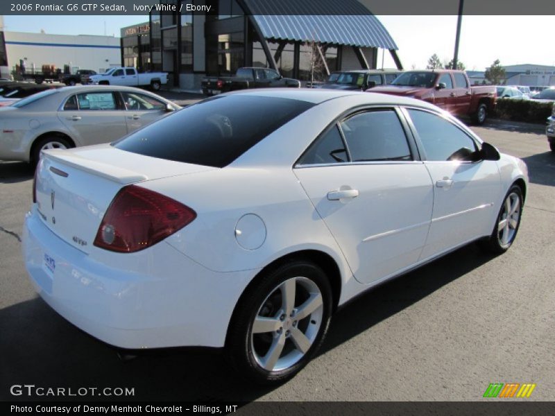 Ivory White / Ebony 2006 Pontiac G6 GTP Sedan