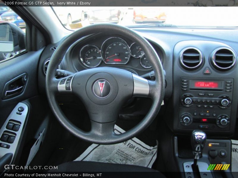 Ivory White / Ebony 2006 Pontiac G6 GTP Sedan