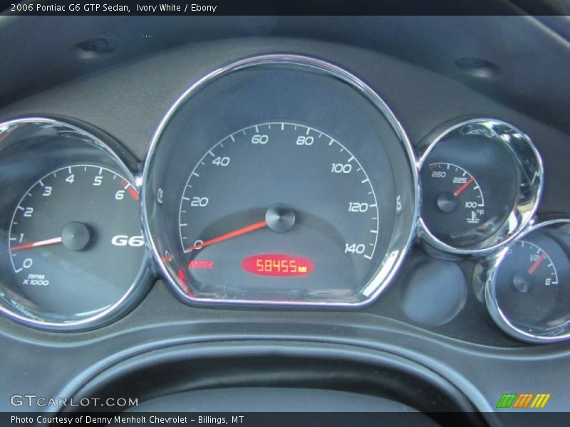 Ivory White / Ebony 2006 Pontiac G6 GTP Sedan