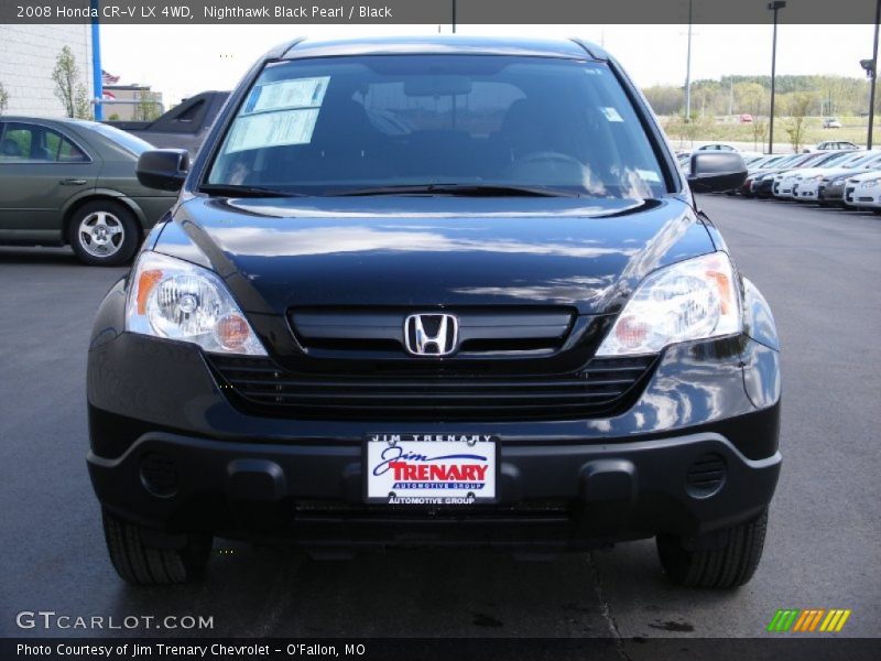 Nighthawk Black Pearl / Black 2008 Honda CR-V LX 4WD