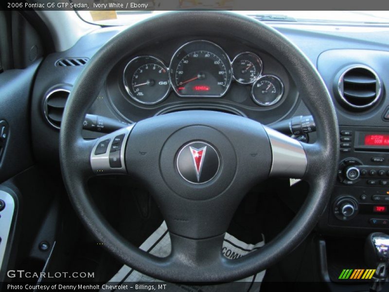 Ivory White / Ebony 2006 Pontiac G6 GTP Sedan