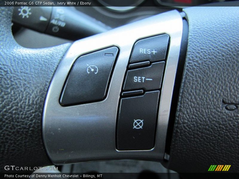 Ivory White / Ebony 2006 Pontiac G6 GTP Sedan